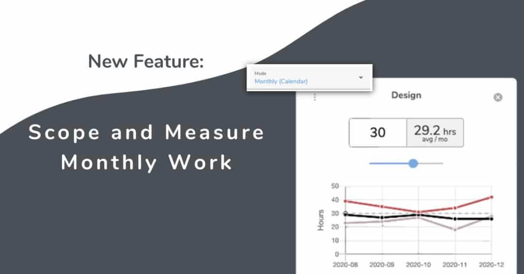 New Feature: Scope and Measure Monthly Retainers and Recurring Work