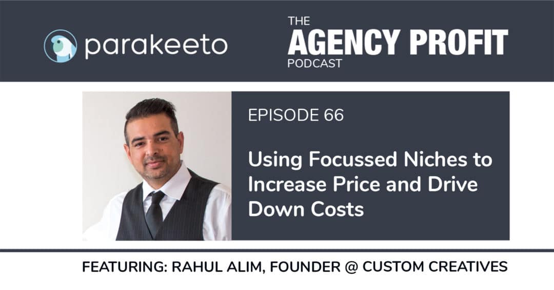 Using Focussed Niches to Increase Price and Drive Down Costs, with Rahul Alim – Episode 66.